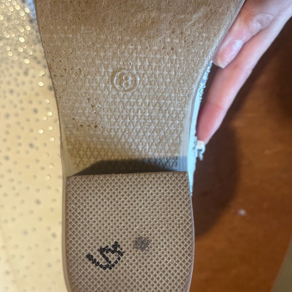 Pierre Dumas White Rhinestone Cowgirl Boots / Eras Tour - Lightly Worn / Size 8 - Picture 6 of 7